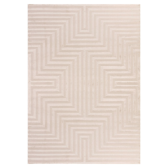 Tapis abstrait - Sara - Beige 11