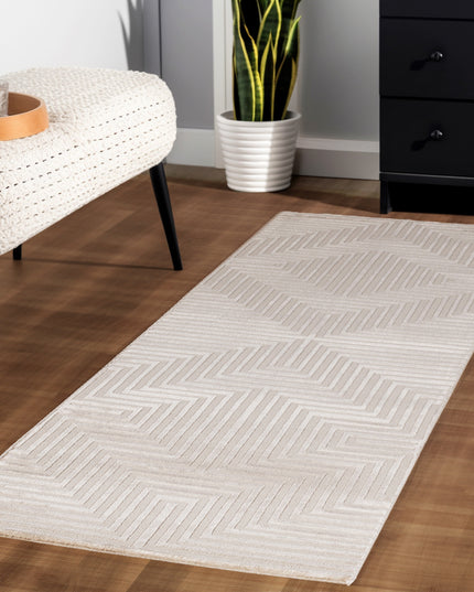 Tapis abstrait - Sara - Beige 11