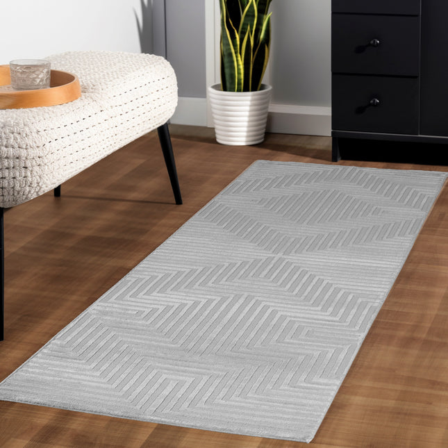 Tapis abstrait - Sara - Gris 11