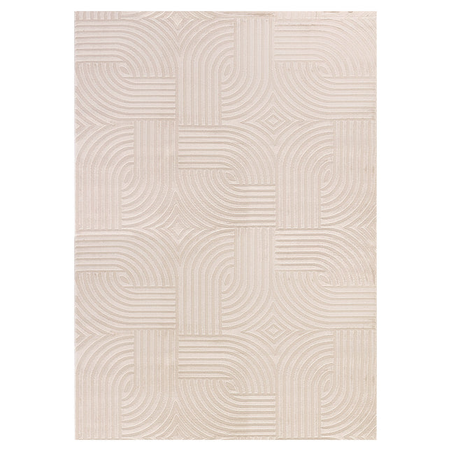 Tapis abstrait - Sara - Beige 12