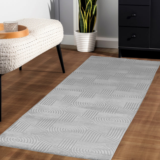 Tapis abstrait - Sara - Gris 12