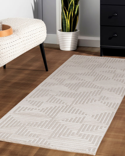 Tapis abstrait - Sara - Beige 14