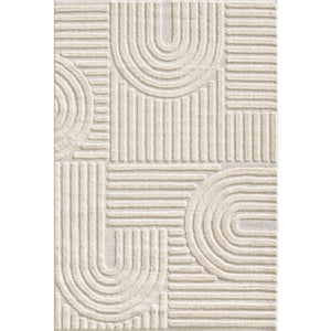 Tapis scandinave - Arch - Crème