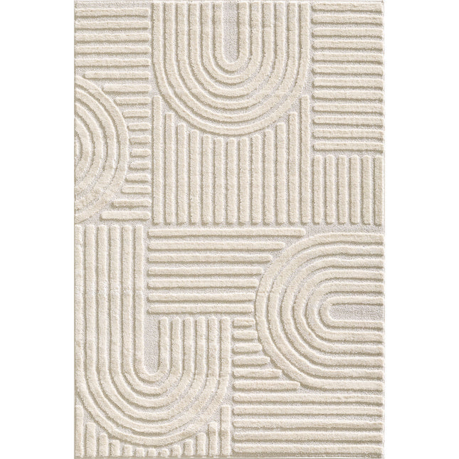 Skandinavischer Teppich - Arch - Creme