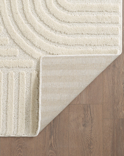 Tapis scandinave - Arch - Crème