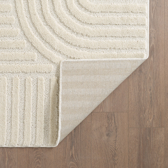 Tapis scandinave - Arch - Crème