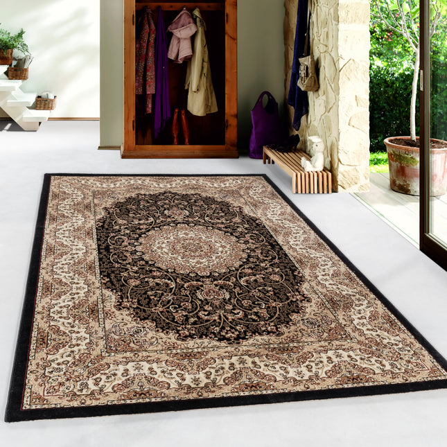 Tapis classique - Persan - Noir 606