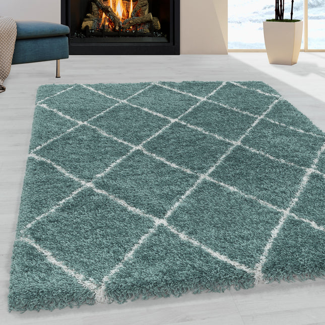 Tapis Shaggy - Odin - Bleu