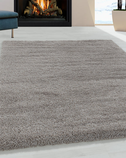 Tapis Shaggy - Duveteux - Beige