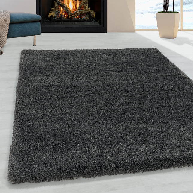 Tapis Shaggy - Duveteux - Gris