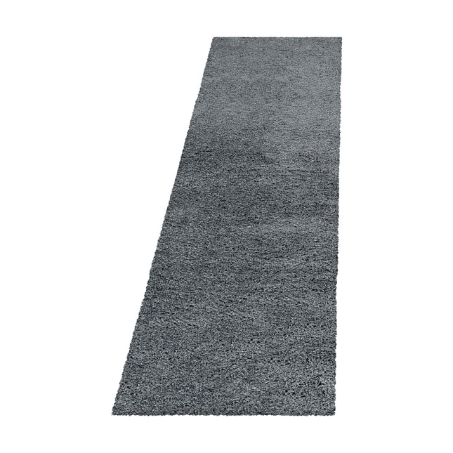 Tapis Shaggy - Duveteux - Gris clair