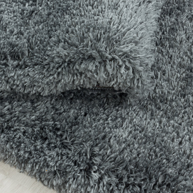 Tapis Shaggy - Duveteux - Gris clair