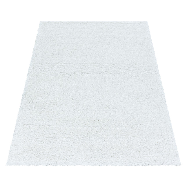 Tapis Shaggy - Duveteux - Blanc