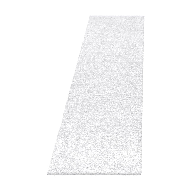 Tapis Shaggy - Duveteux - Blanc