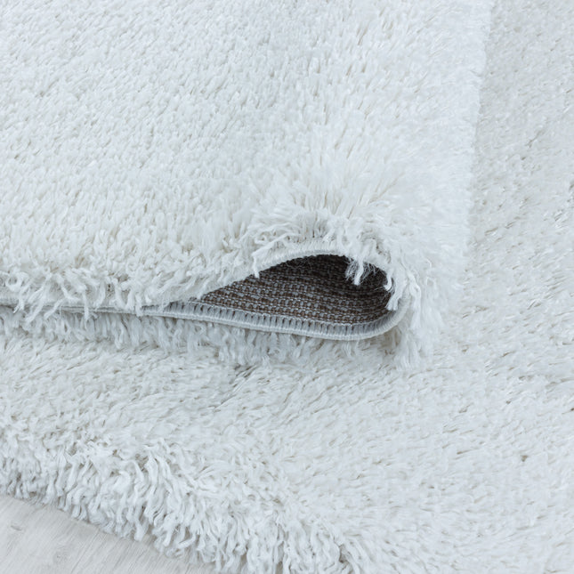 Tapis Shaggy - Duveteux - Blanc