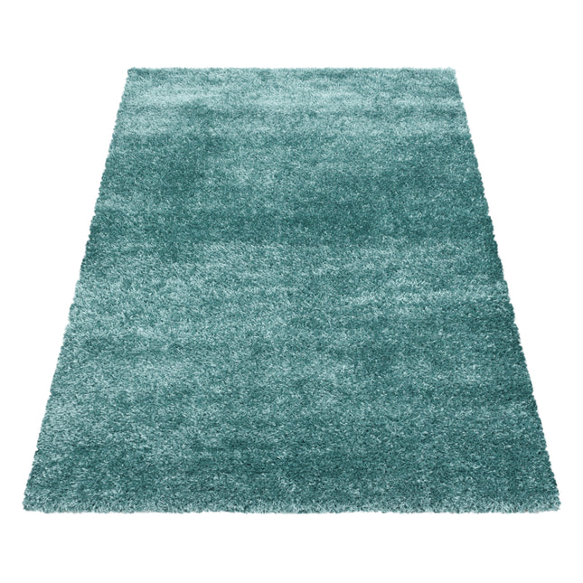 Tapis à poils longs de luxe - Uni - Vert