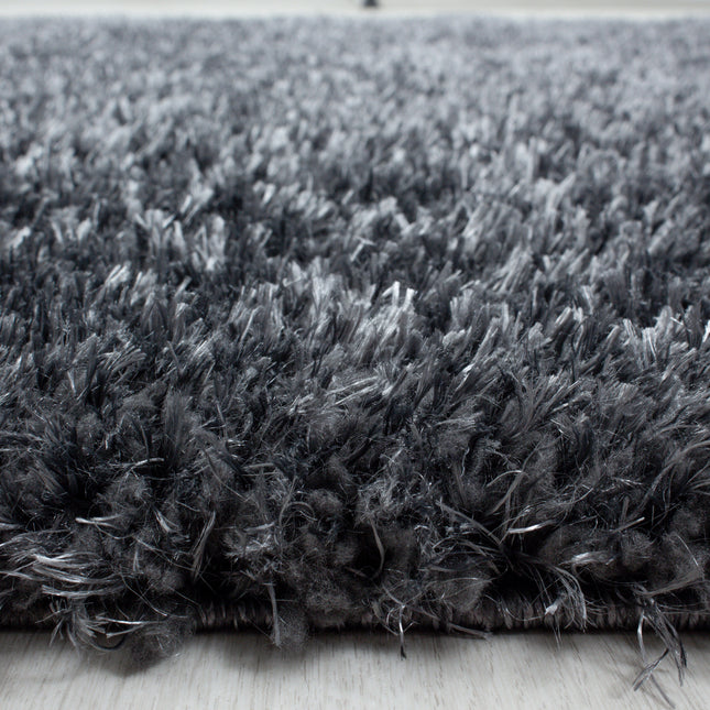 Tapis à poils longs de luxe - Uni - Gris