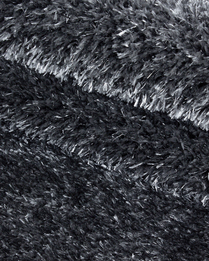 Tapis à poils longs de luxe - Uni - Gris