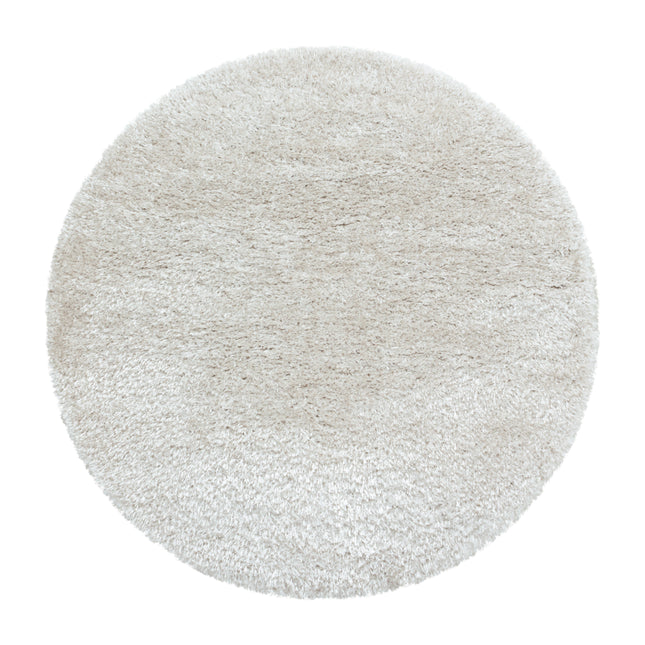 Tapis à poils longs de luxe - Uni - Crème