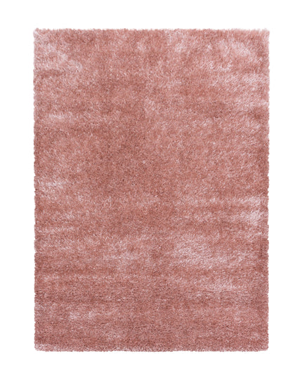 Tapis à poils longs de luxe - Uni - Rose