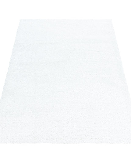 Tapis à poils longs de luxe - Uni - Blanc