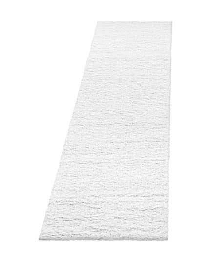 Tapis à poils longs de luxe - Uni - Blanc