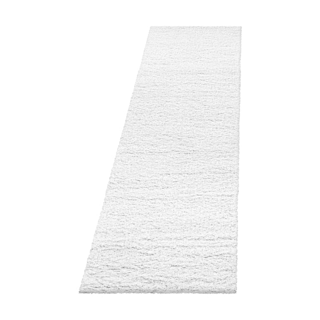 Tapis à poils longs de luxe - Uni - Blanc