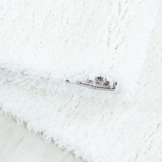 Tapis à poils longs de luxe - Uni - Blanc