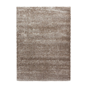 Tapis à poils longs de luxe - Uni - Taupe