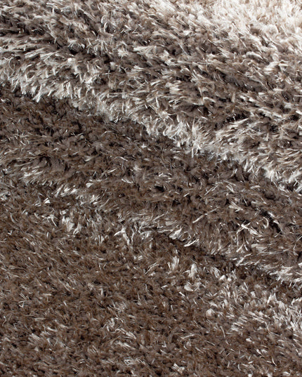 Tapis à poils longs de luxe - Uni - Taupe