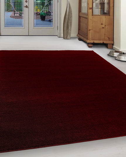 Tapis moderne - Uni - Rouge