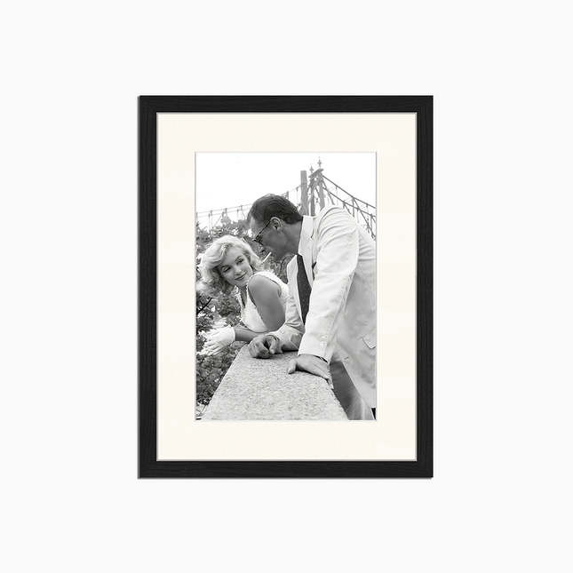 Marilyn Monroe & Arthur Miller - Print Muurdecoratie