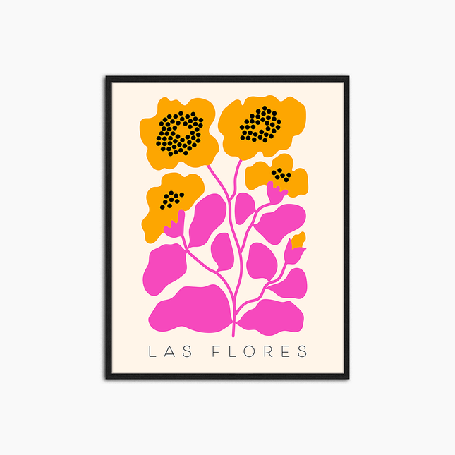 Las Flores - Print Muurdecoratie