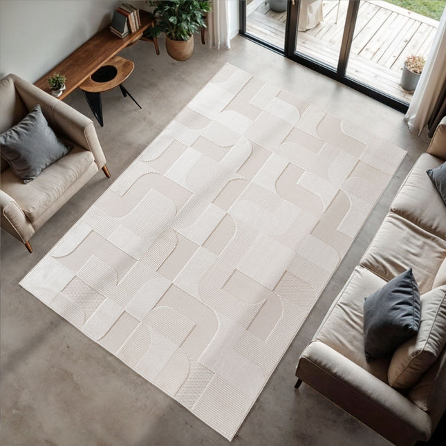 Tapis moderne - Charm - Crème 651