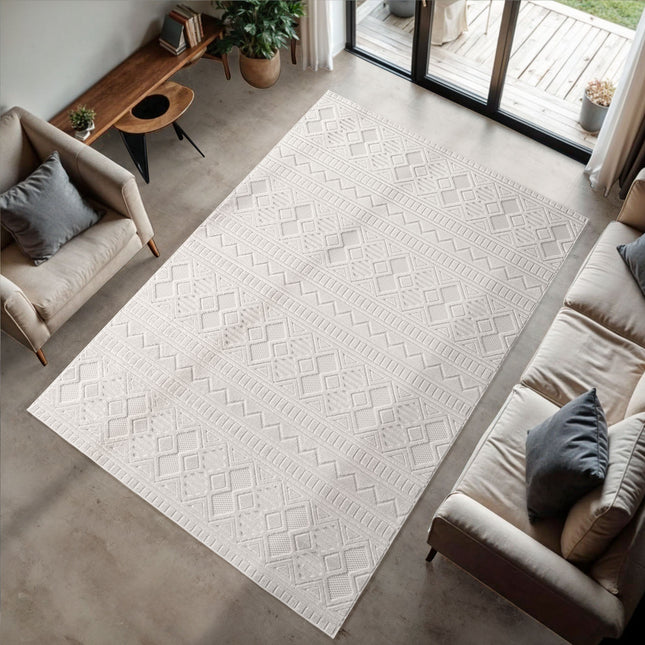 Tapis moderne - Charm - Crème 652