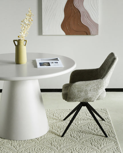 Eettafel Lima - Microcement - Rond 120cm