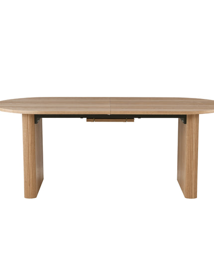 Eettafel Maya - Naturel Fineer - Uitschuifbaar 200-240cm