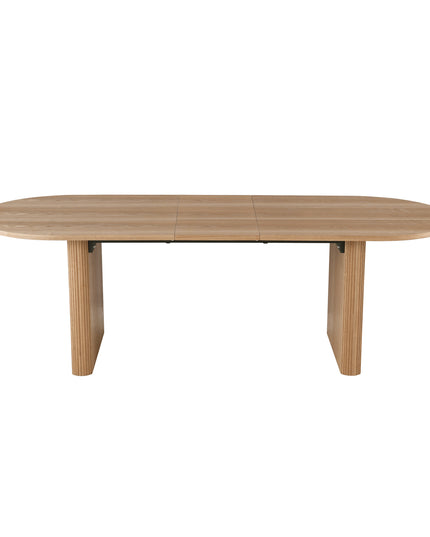 Eettafel Maya - Naturel Fineer - Uitschuifbaar 200-240cm