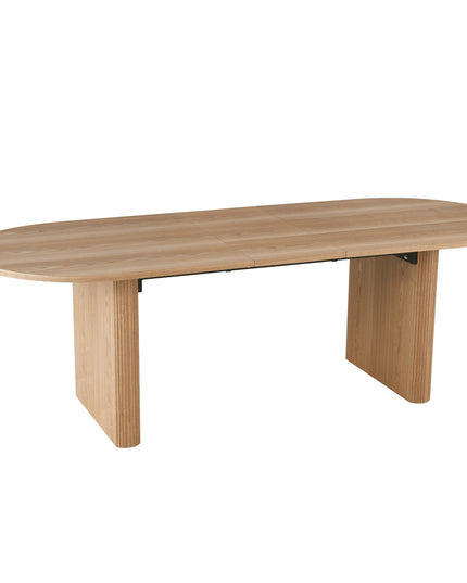 Eettafel Maya - Naturel Fineer - Uitschuifbaar 200-240cm