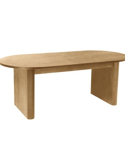 Eettafel Maya - Naturel Fineer - Uitschuifbaar 200-240cm