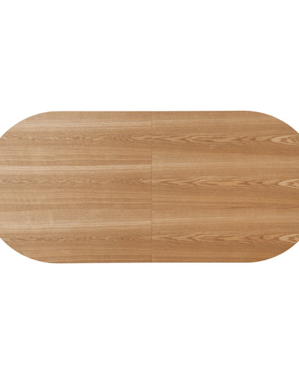 Eettafel Maya - Naturel Fineer - Uitschuifbaar 200-240cm