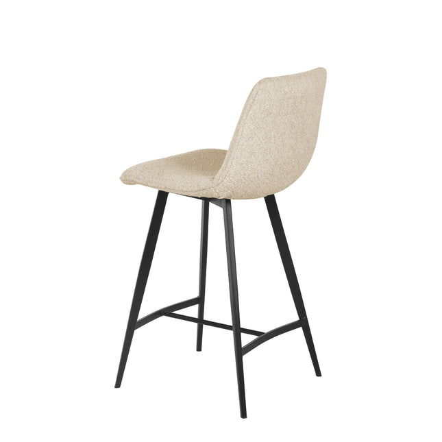 Tabouret de Bar Elsa - Chenille Beige